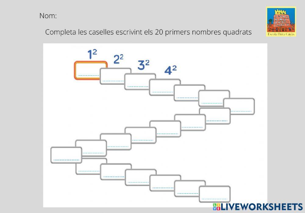 Nombres quadrats