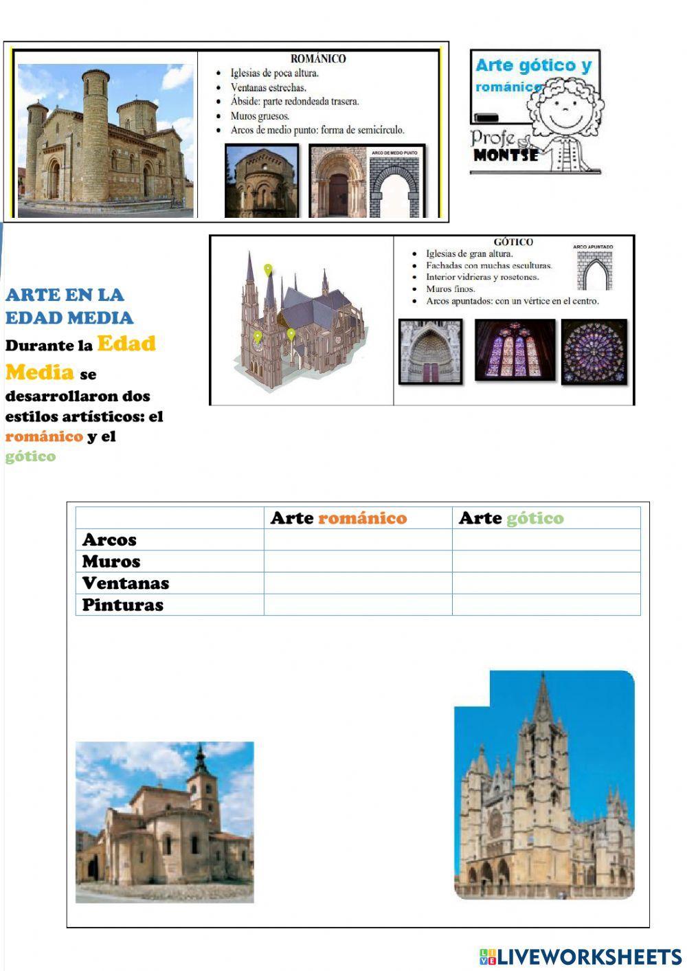 Arte gótico y románico