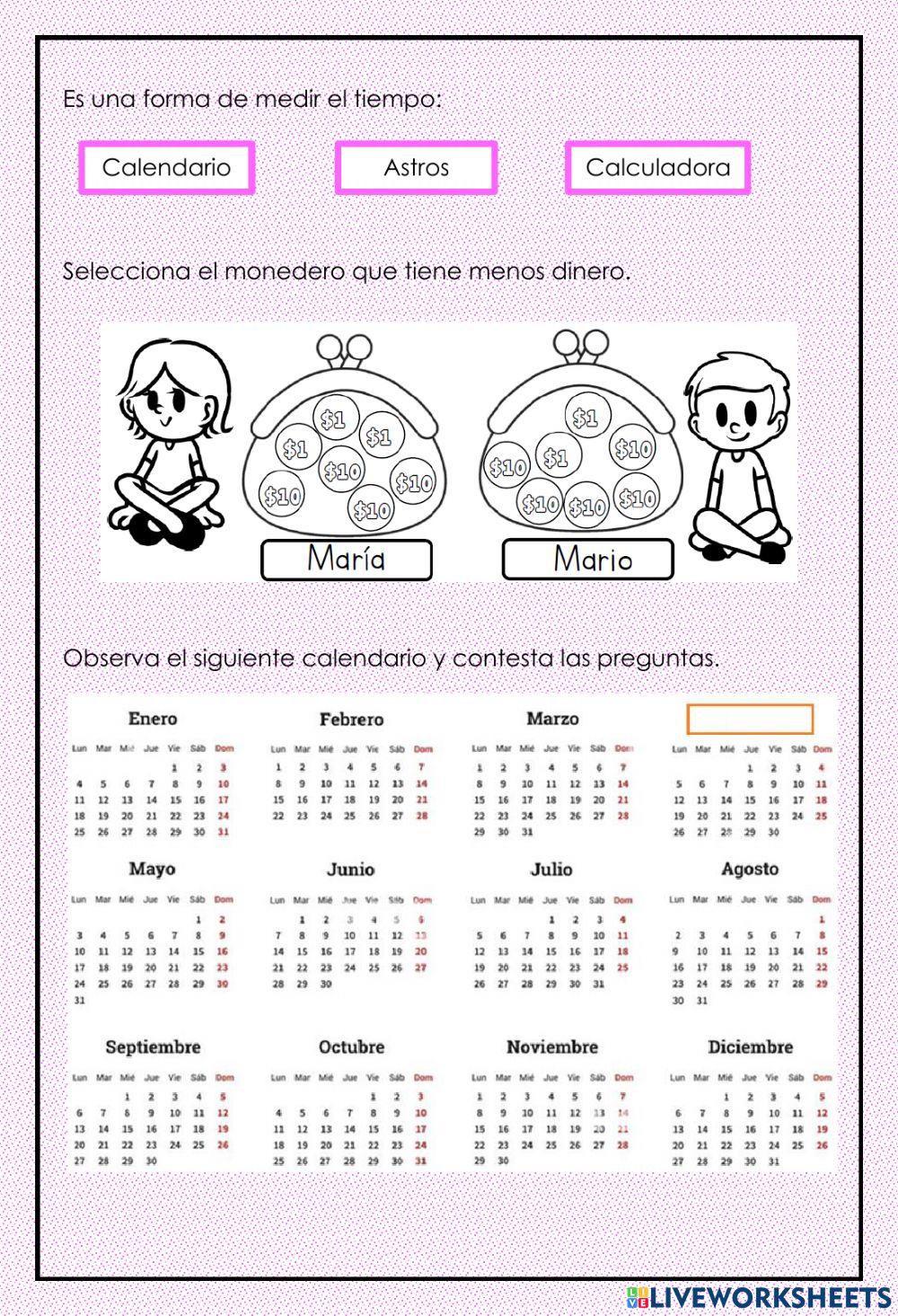 1° CUESTIONARIO DE MATEMATICAS