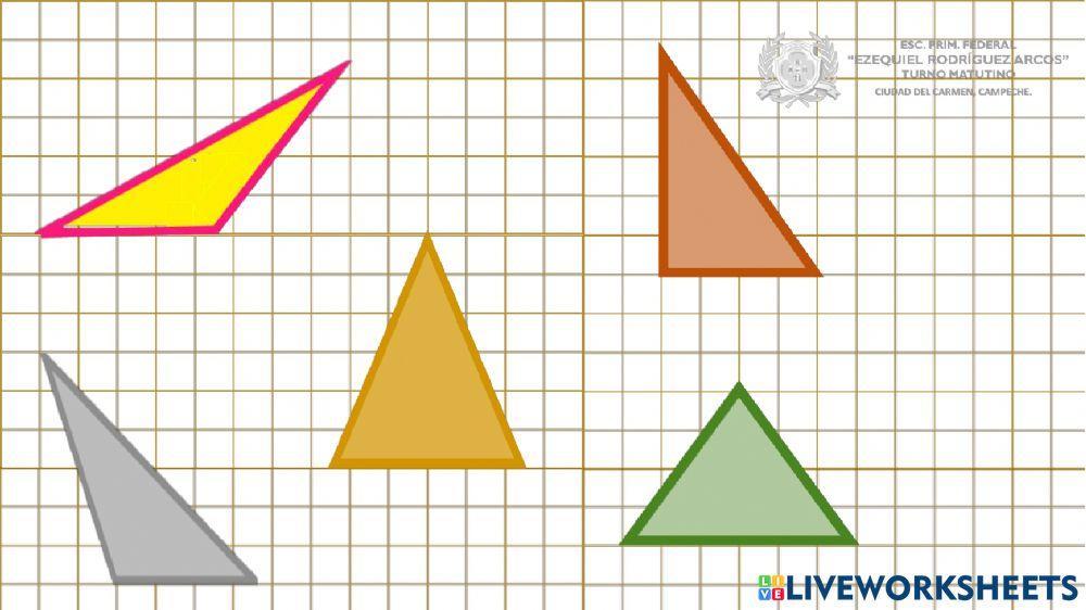 La altura de los triángulos