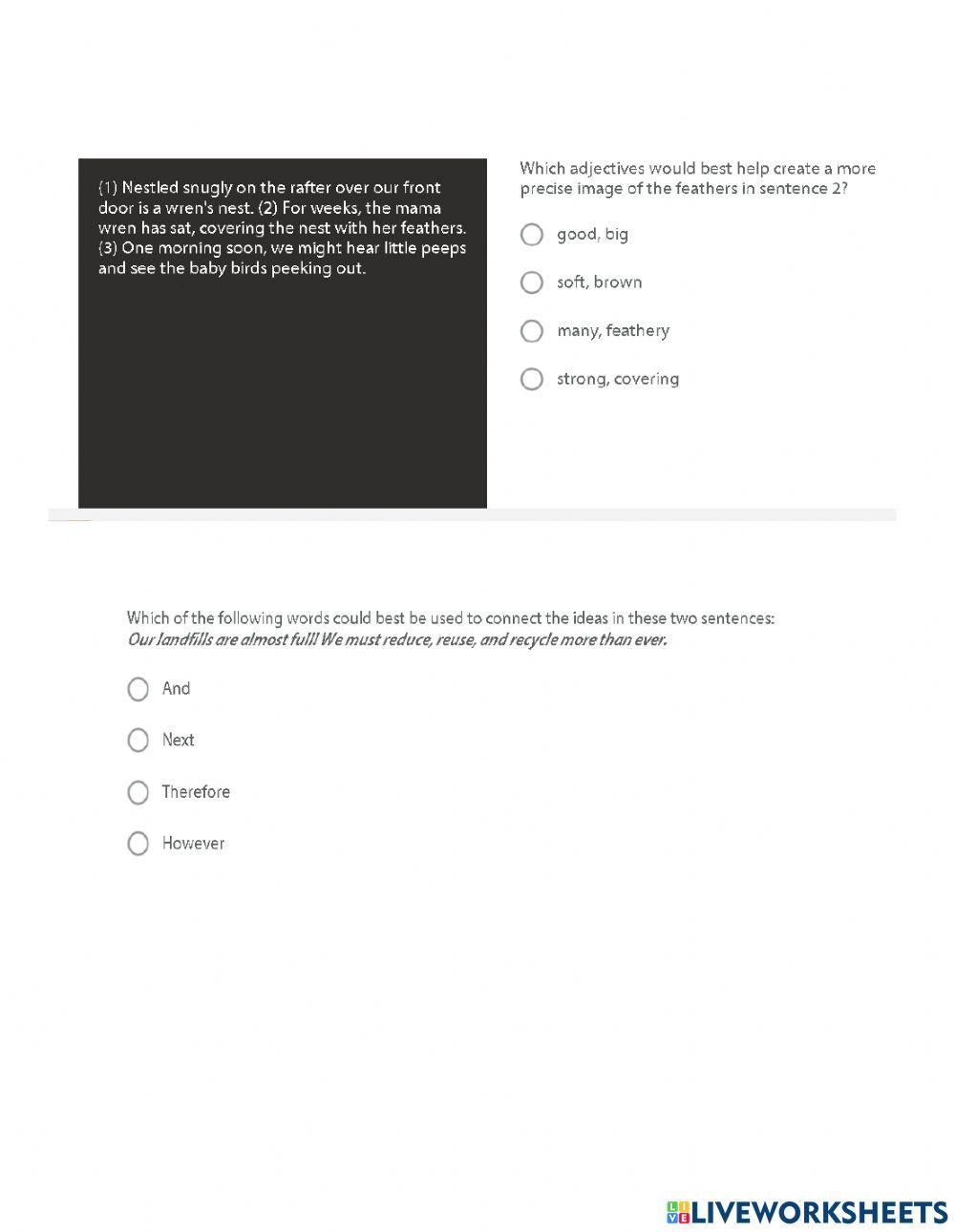 Revising word choice