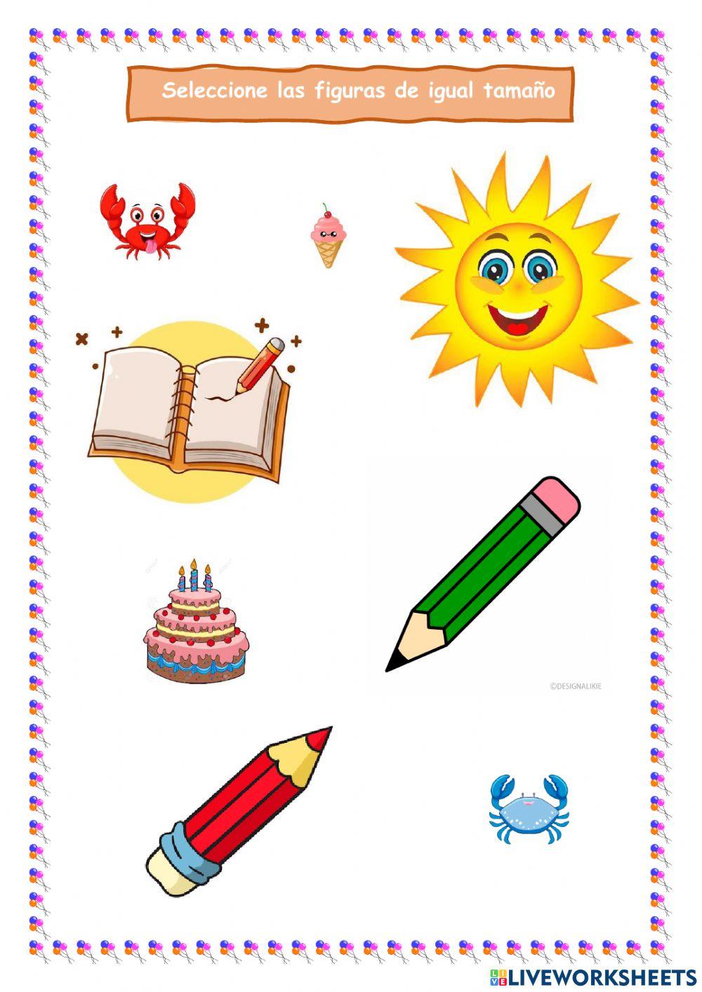 Figuras de igual tamaño