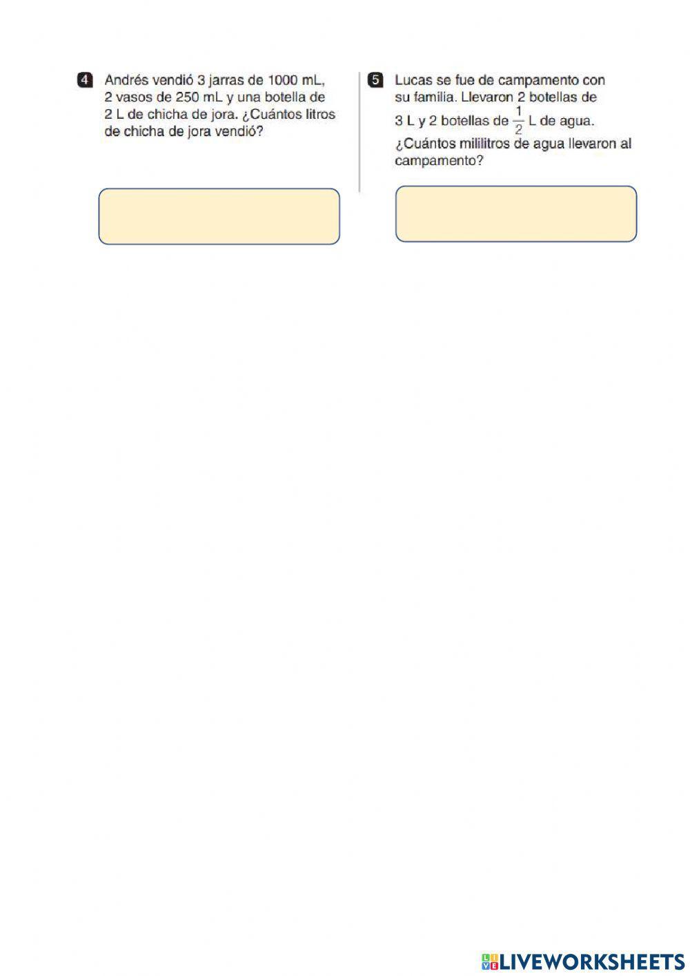 Unidades de medida de Capacidad