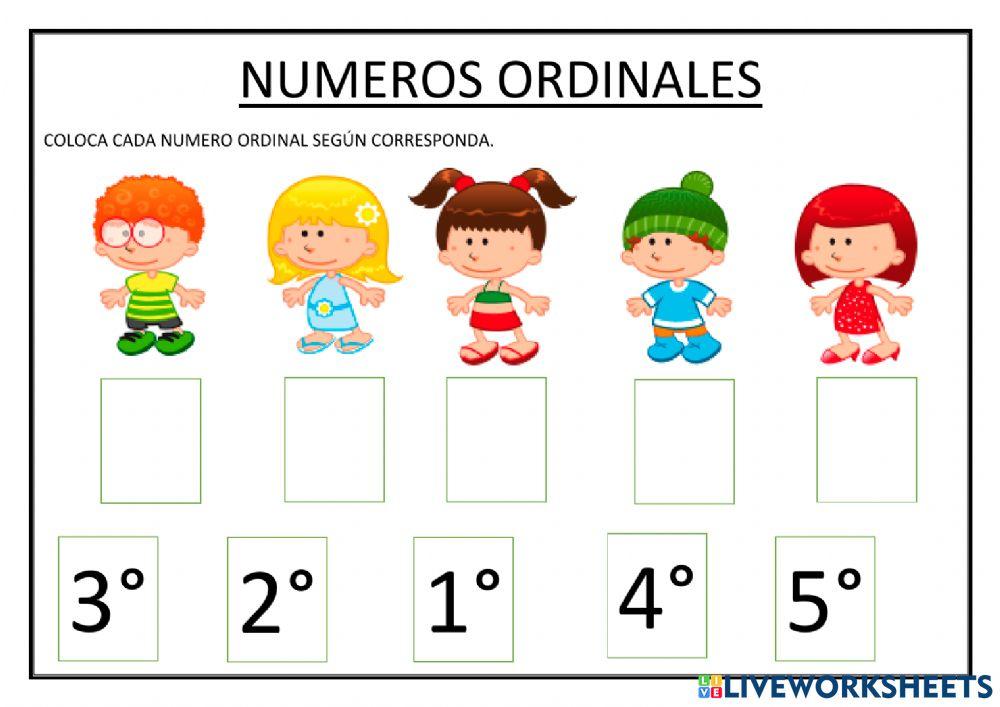 Numeros ordinales