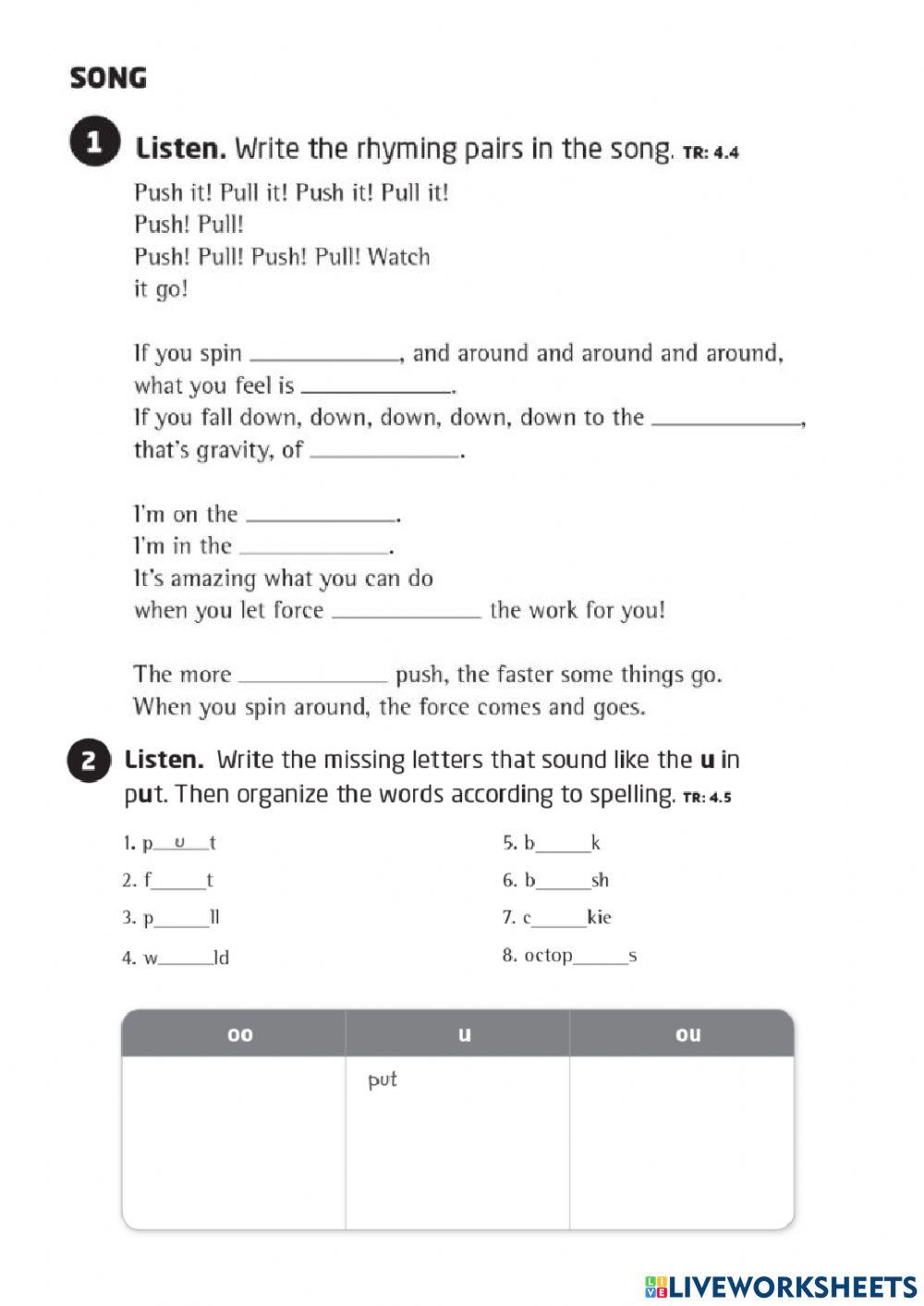 November 5th: Listening