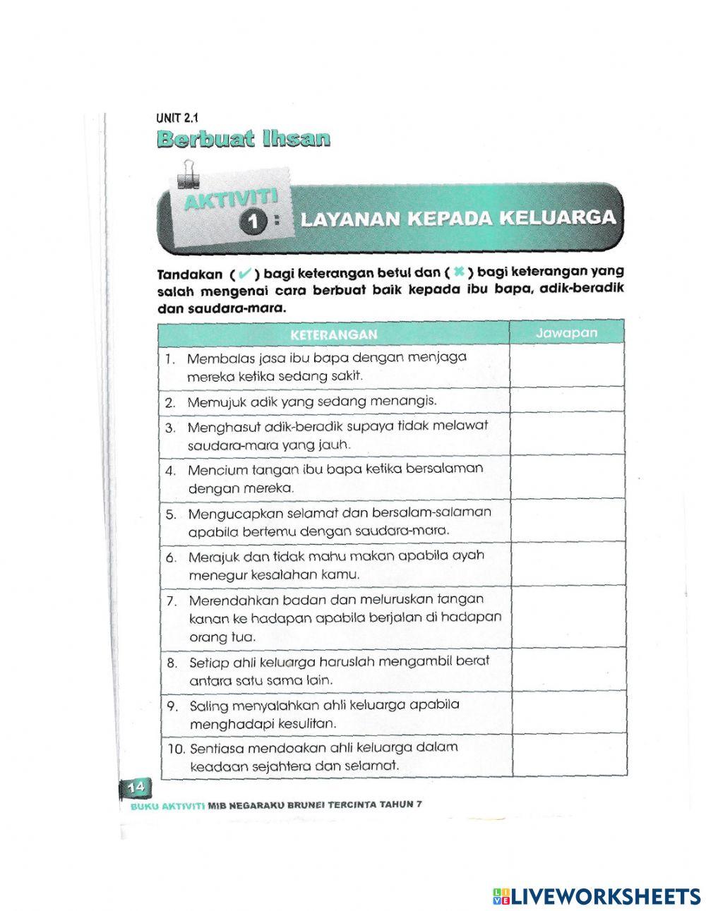 Layanan kepada keluarga