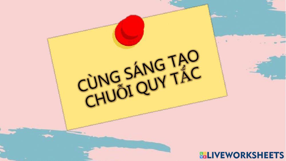 Sáng tạo chuỗi quy tắc