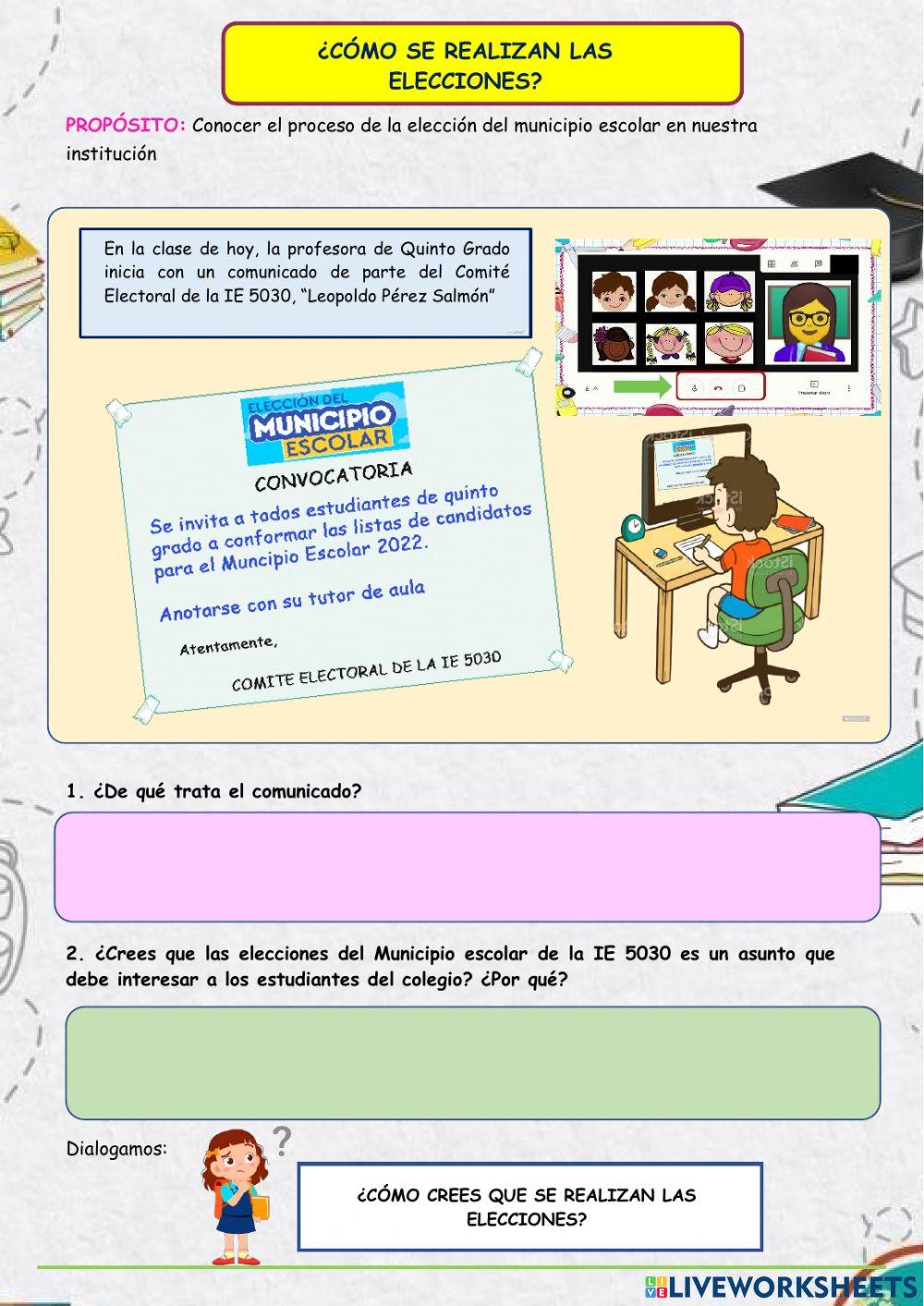 Como se realizanlas elecciones