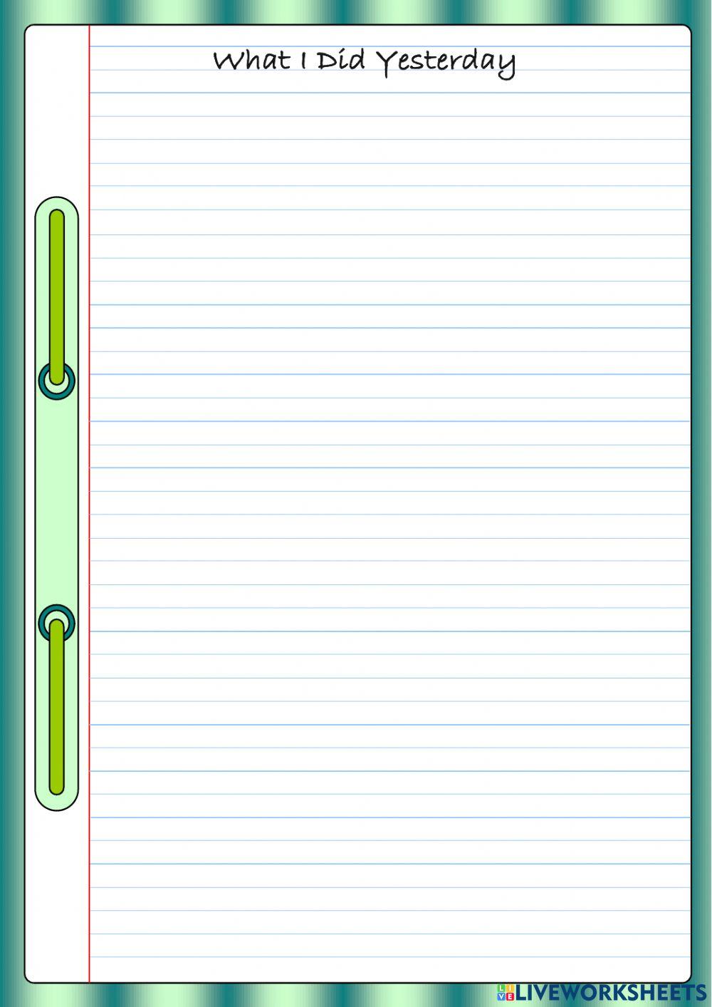 Creative writing | Free Interactive Worksheets | 1603473