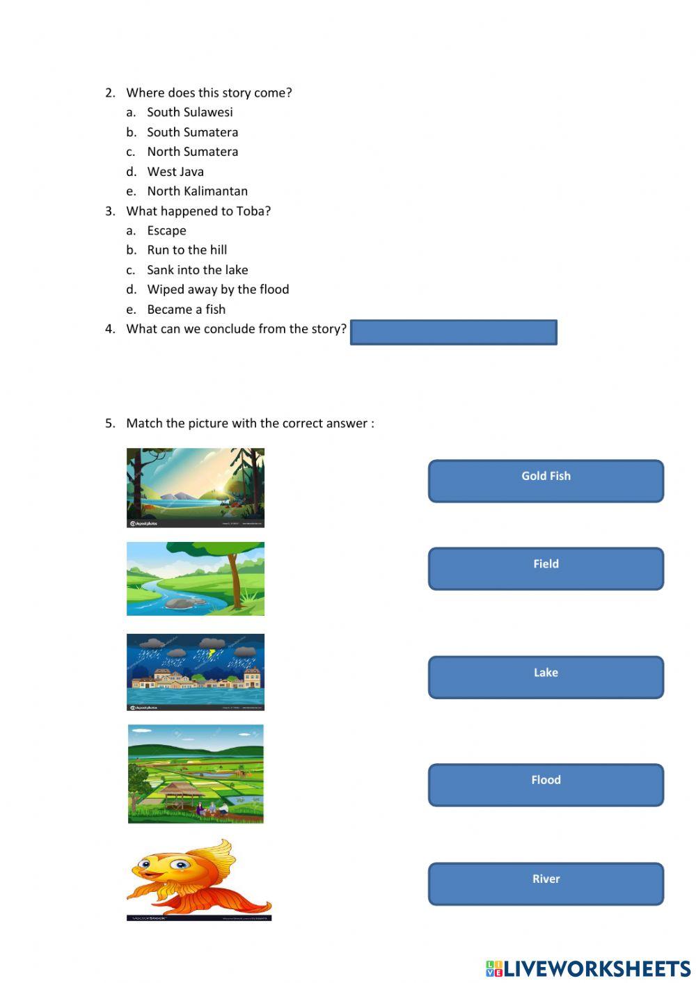 The legend of toba lake