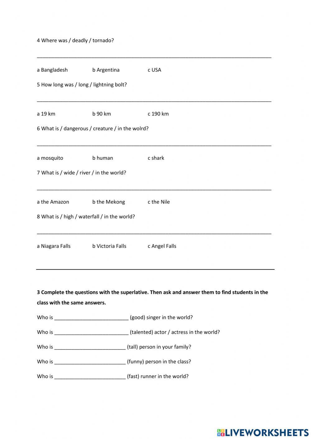 Superlative, too, enough