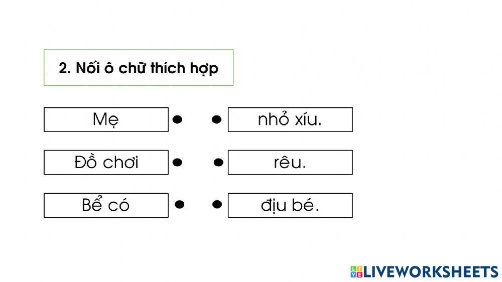 BT Tuan 7 worksheet Live Worksheets