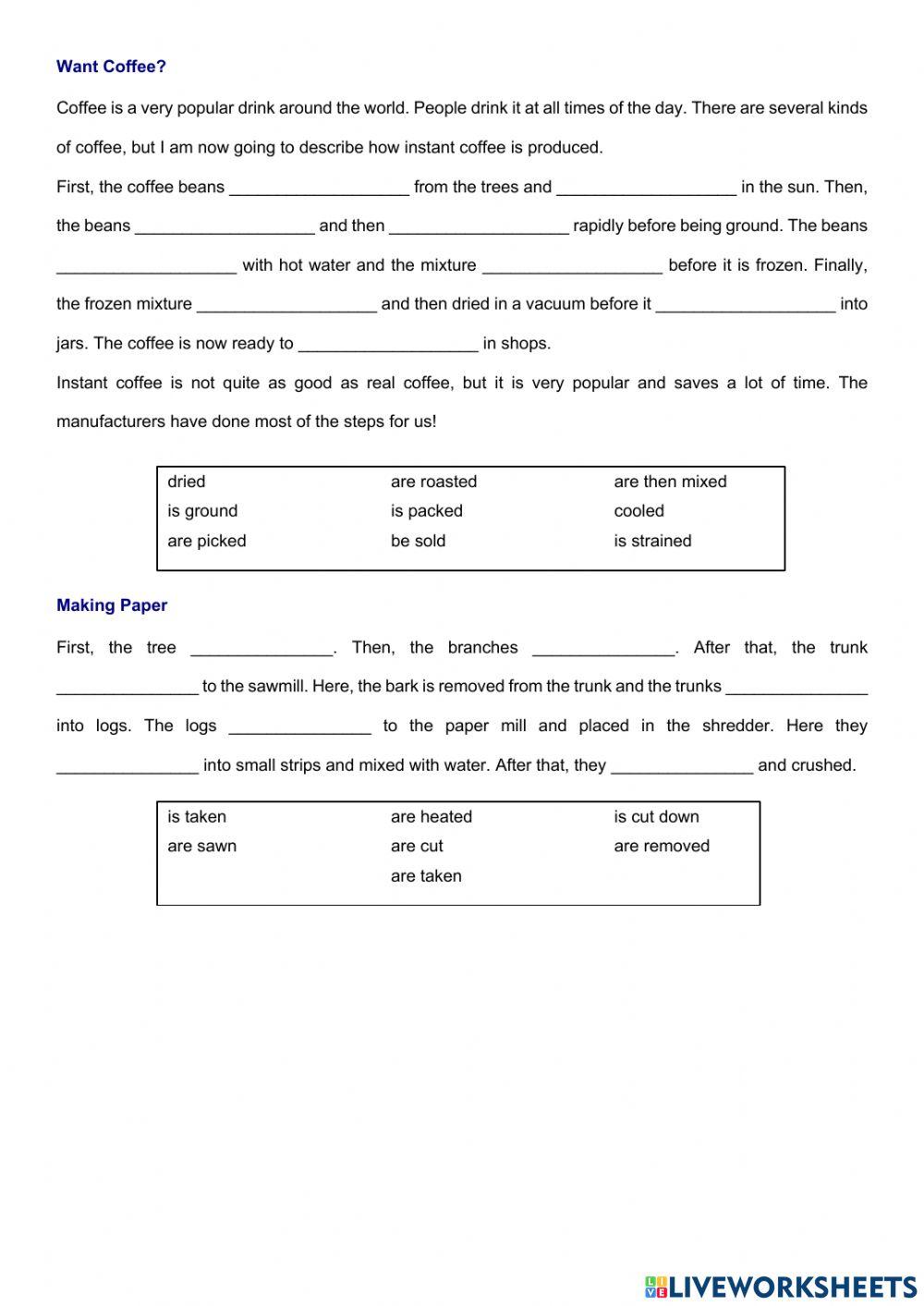 Passive Sentence (Process & Procedure)