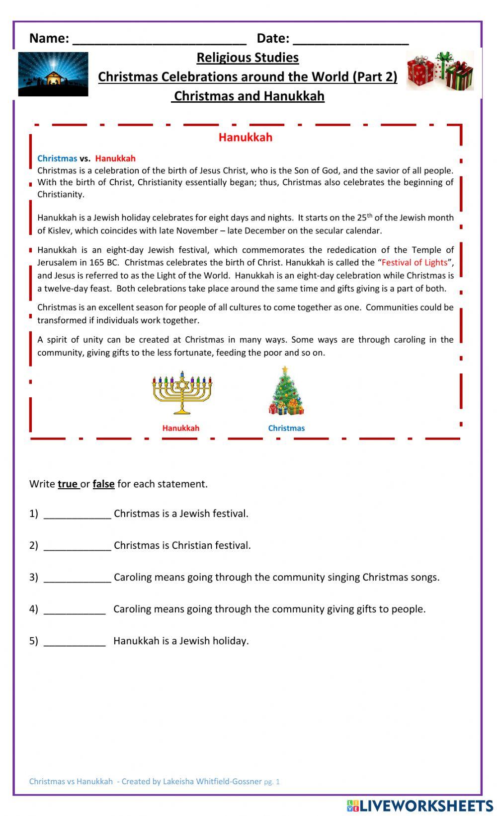 Celebrating Christmas (Part 2): Christmas and Hanukkah