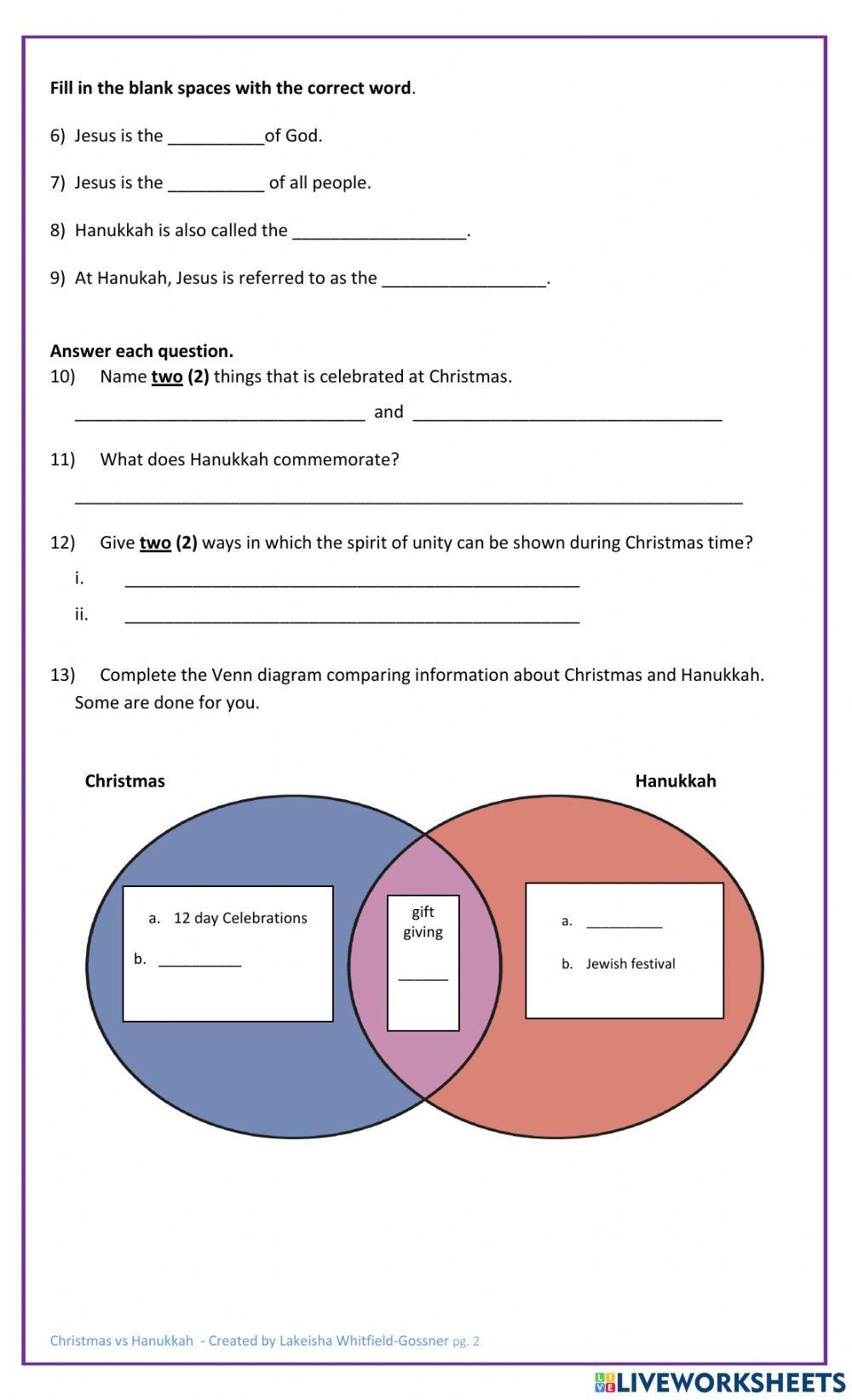 Celebrating Christmas (Part 2): Christmas and Hanukkah