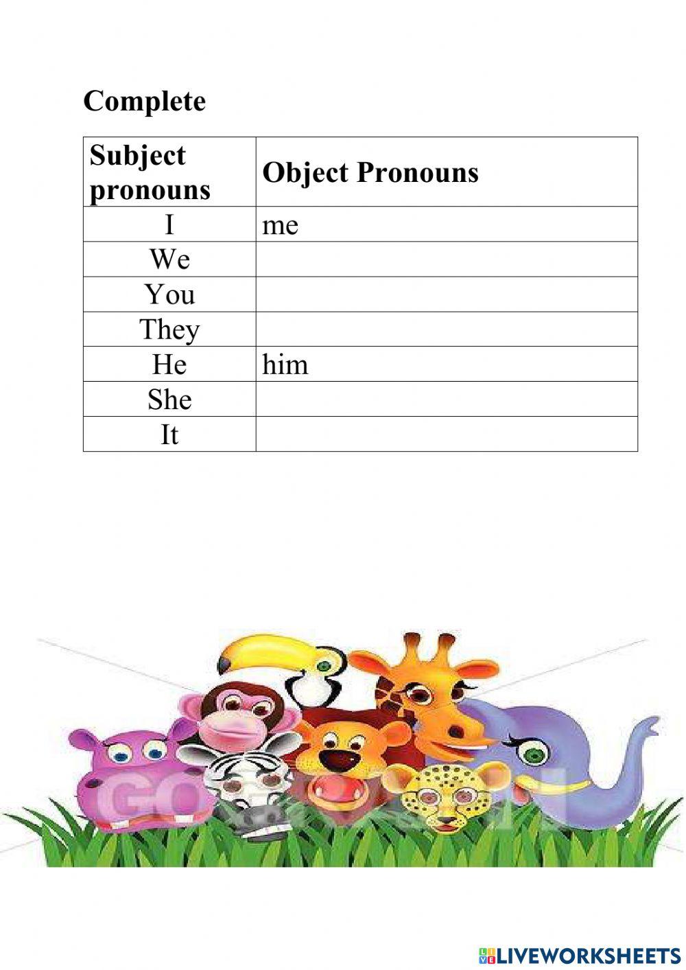 Pronouns