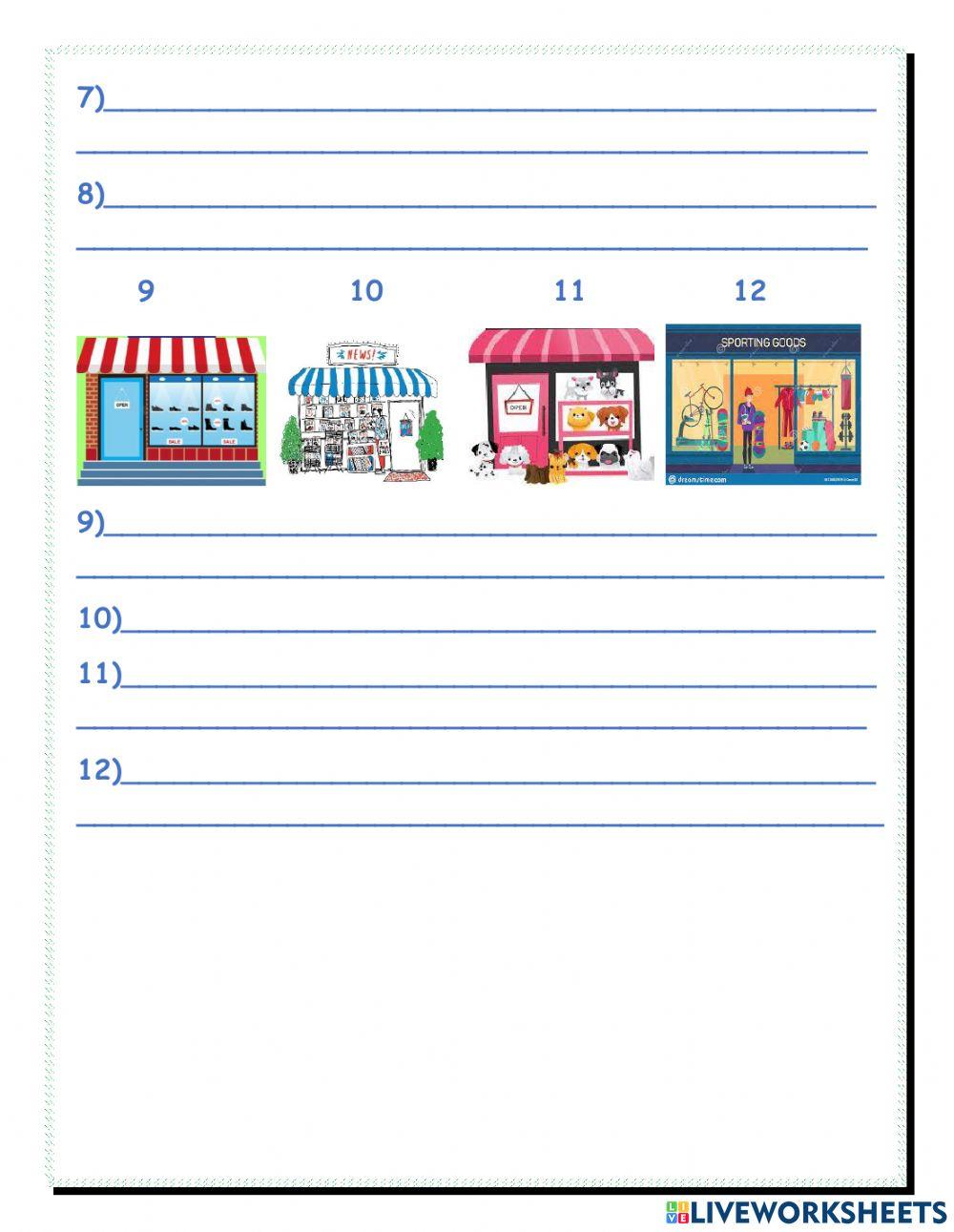 Types of shops, Shopping