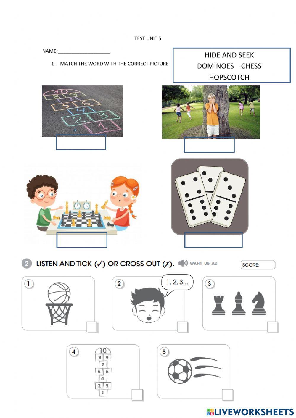 We are Heroes Unit 5 Examn