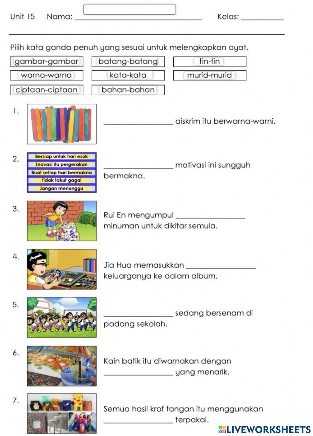 Bahasa Melayu - Kata Ganda