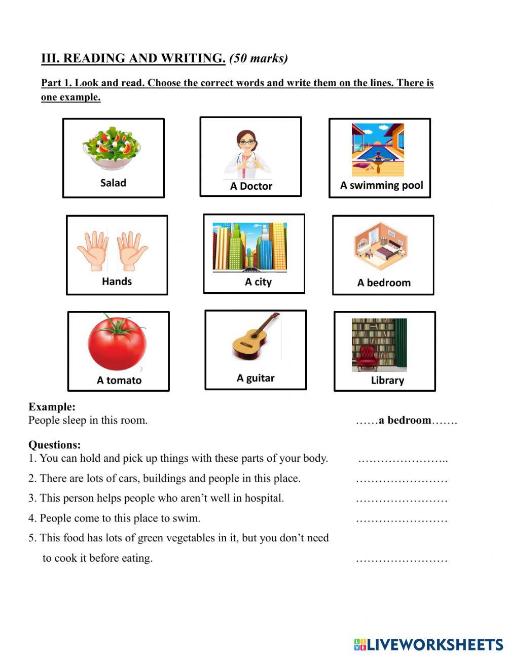 ODI3 exit test-Reading and writing