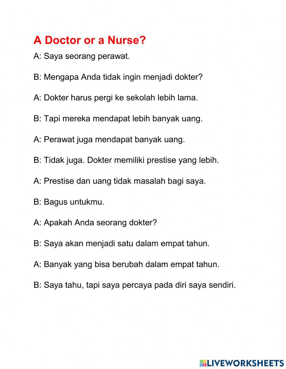 Speaking exercise 5th November