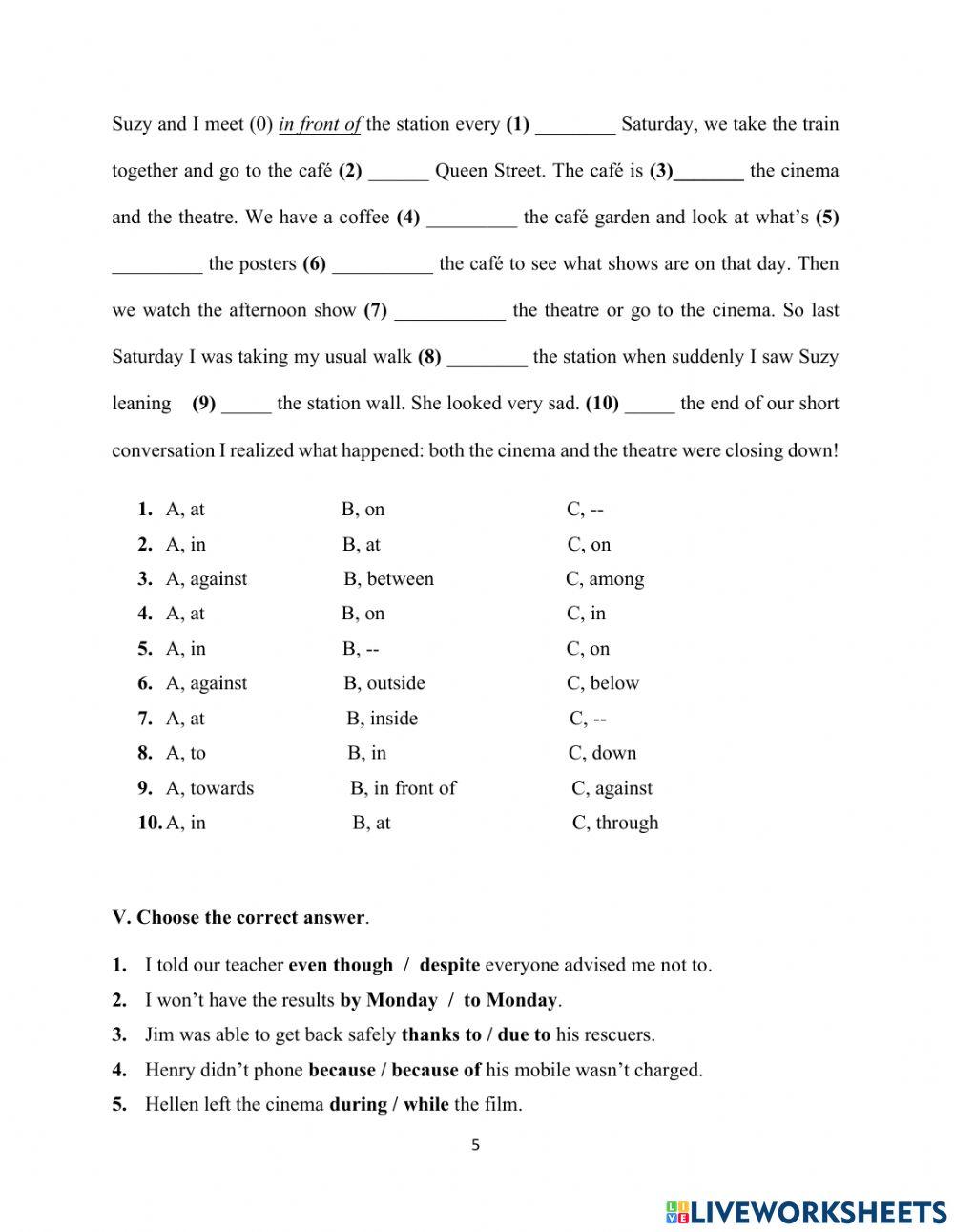 DS - Unlock 1 Test 4 - Grammar