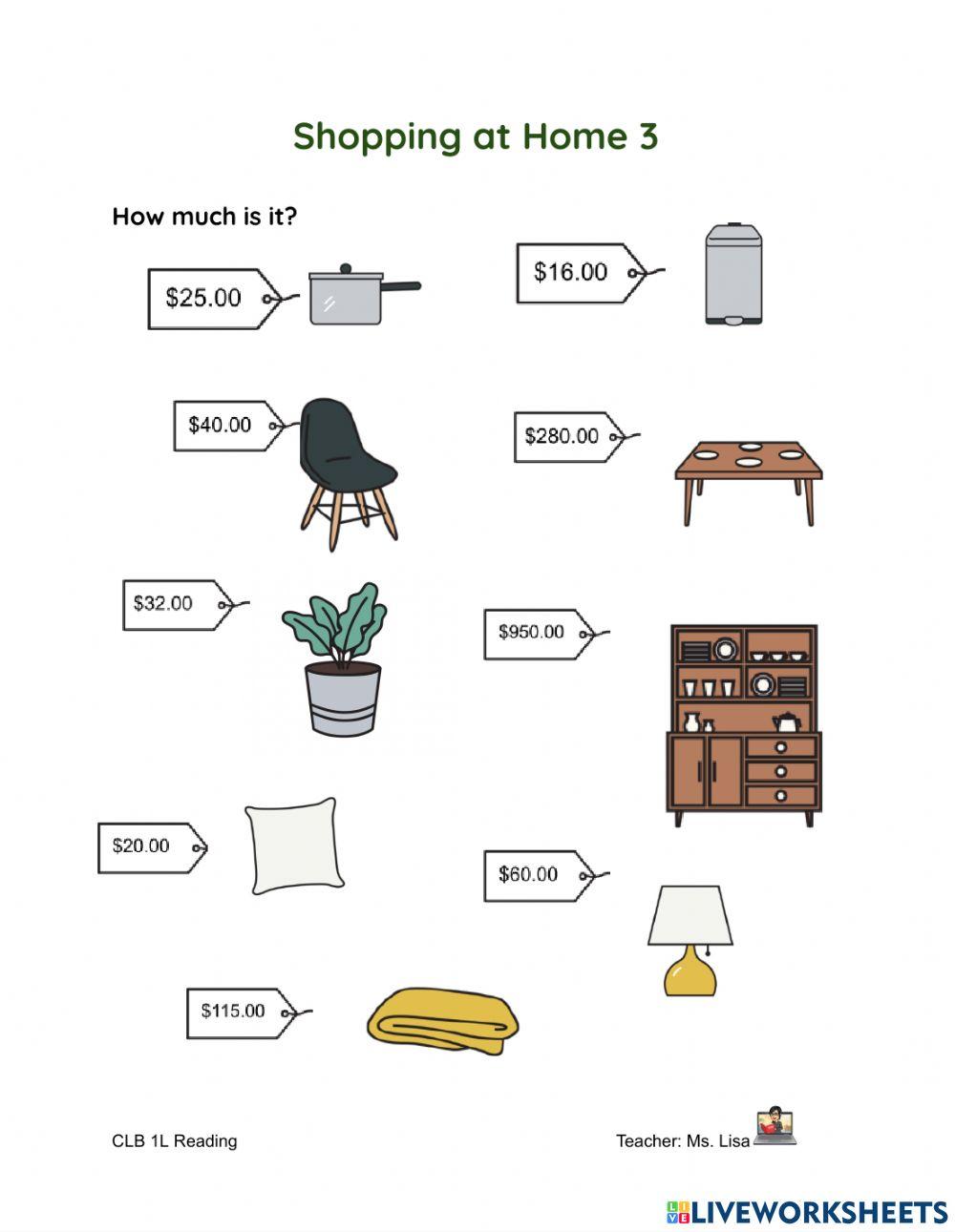Shopping for Home 3