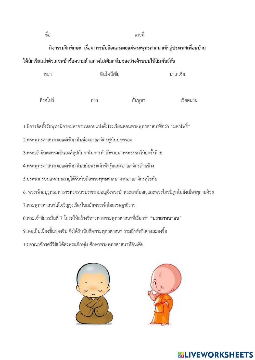 การเผยแผ่พระพุทธศาสนา