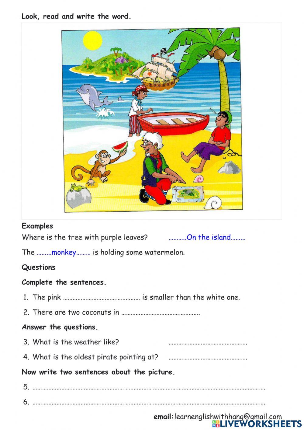 6.T1.P6-R&W-Movers-Write the words