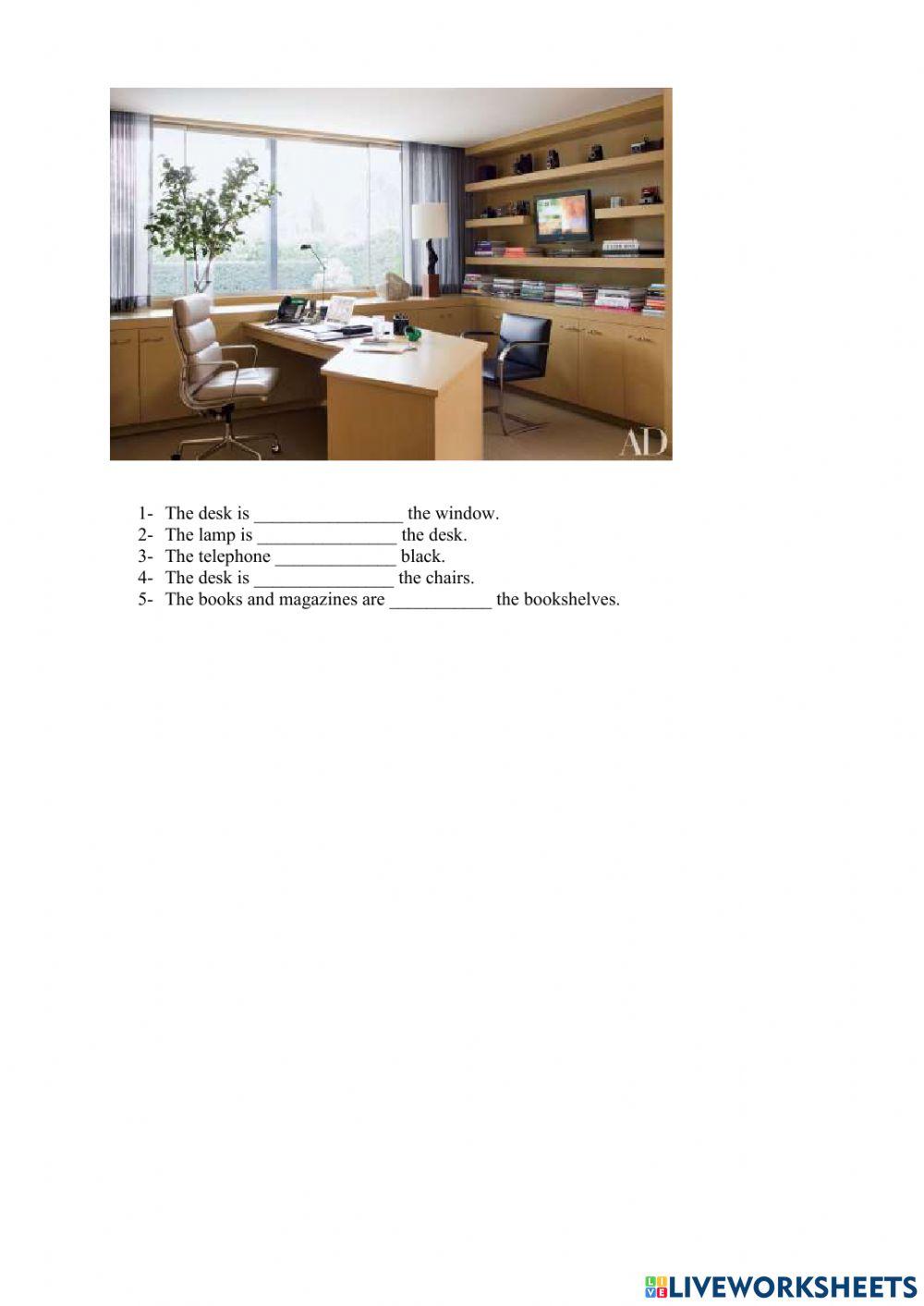 Verb to be, prepositions of place, personal information