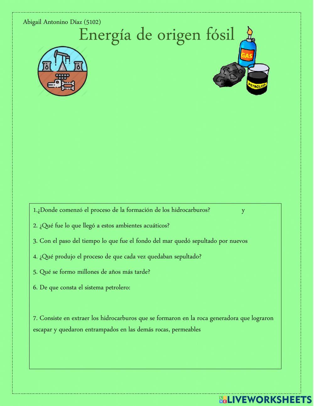 Energia de origen fosil