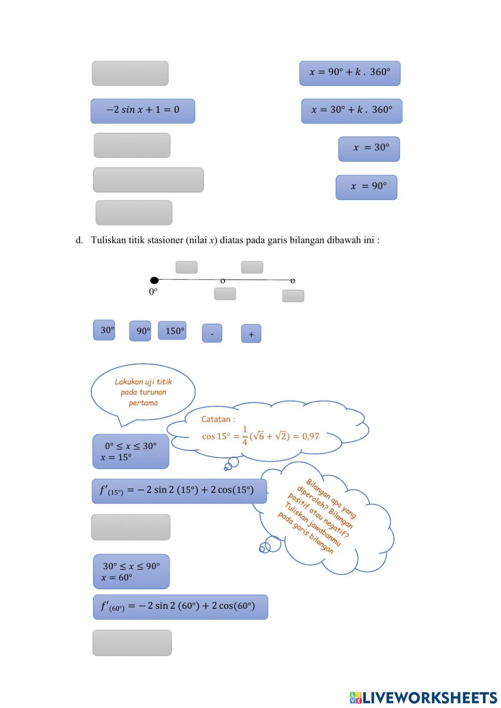 Selang Kemonotonan Fungsi Trigonometri