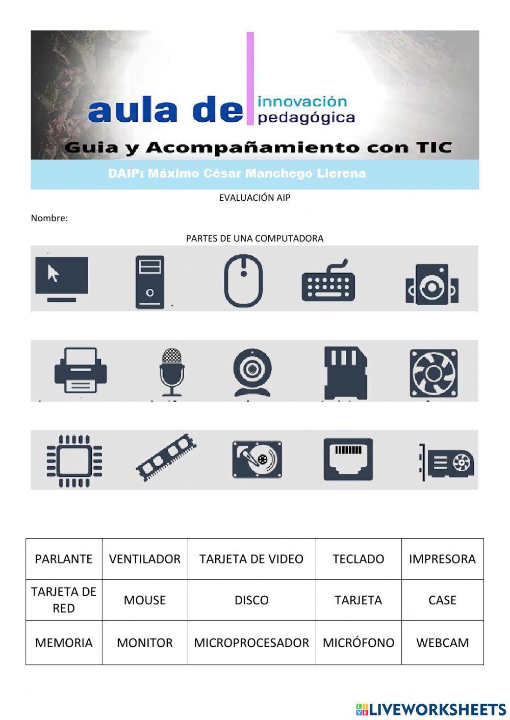 Partes de un ordenador