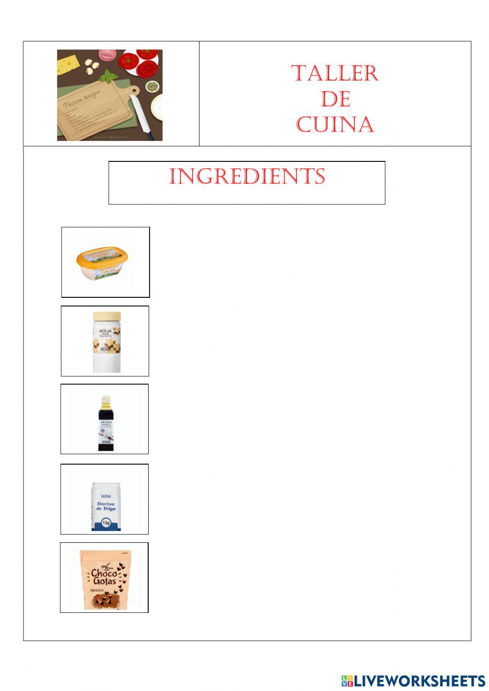 Taller de cuina - galetes