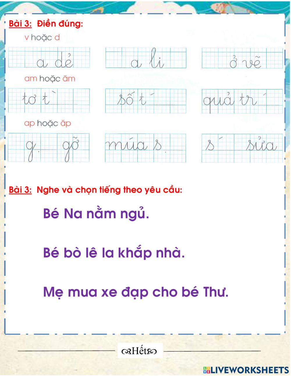 Ôn tâp TV tuần 7