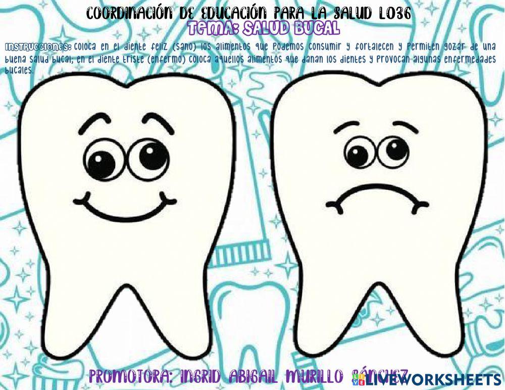 Ejercicio salud bucal