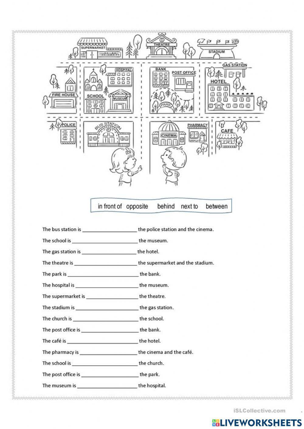 Preposition of place