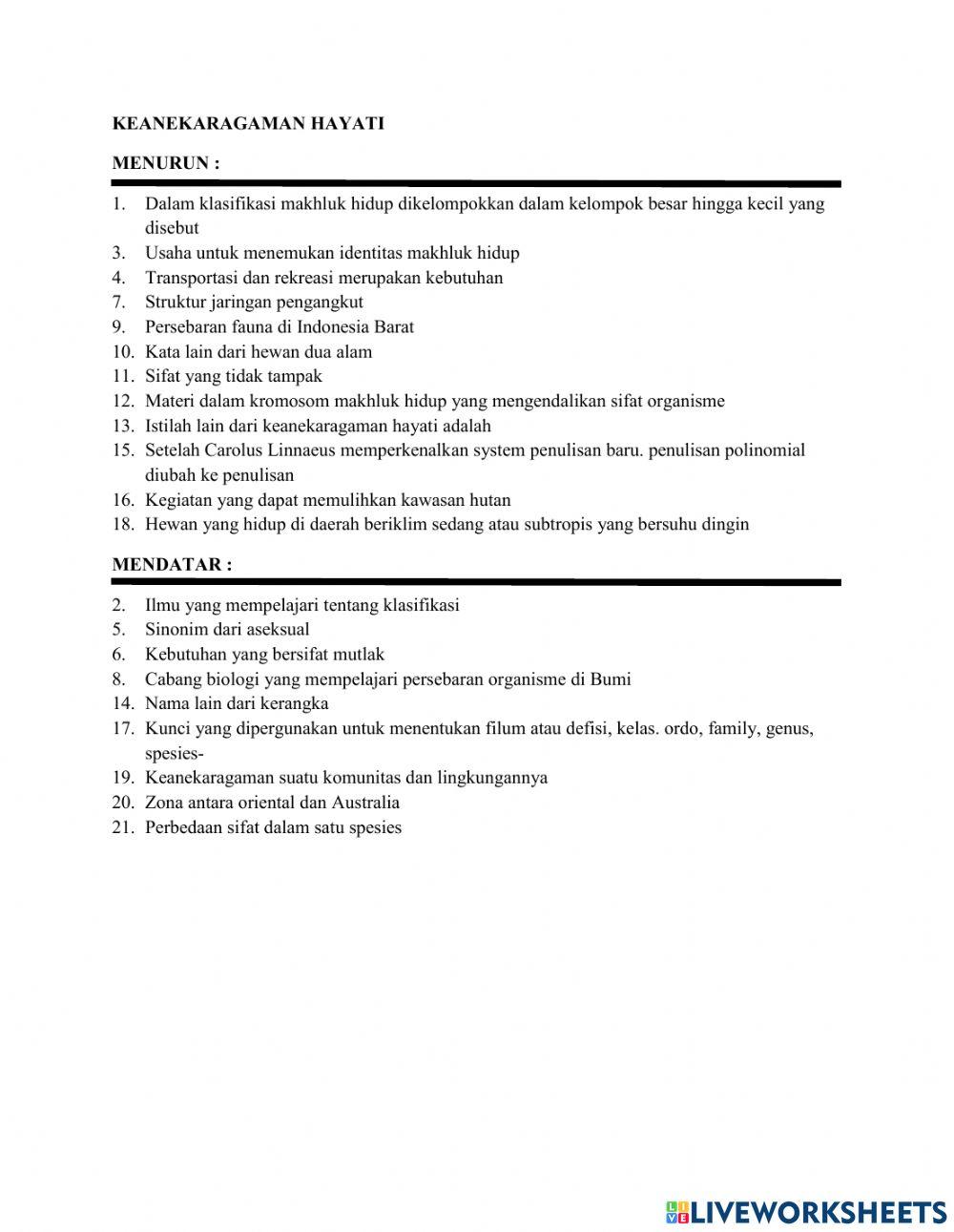 Keanekaragaman Hayati