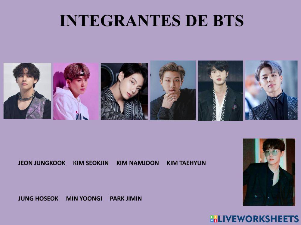 Integrantes de BTS