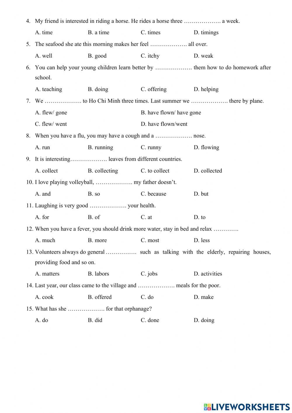 English 7 big3 review 1