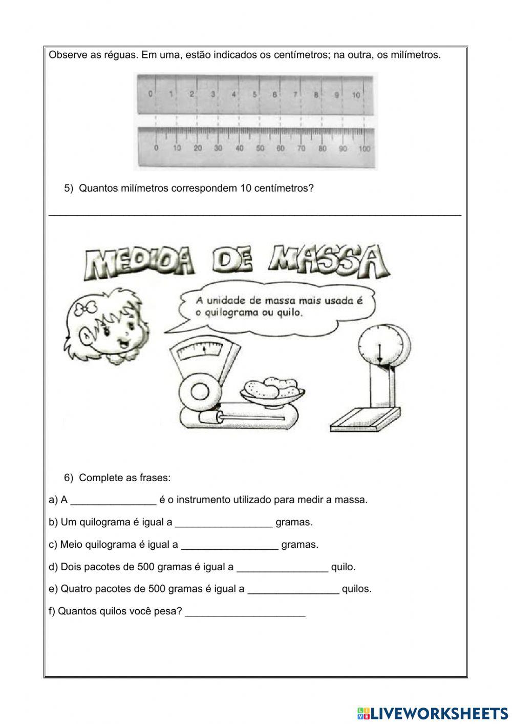 Atividade interdisciplinar Atividade interdisciplinar