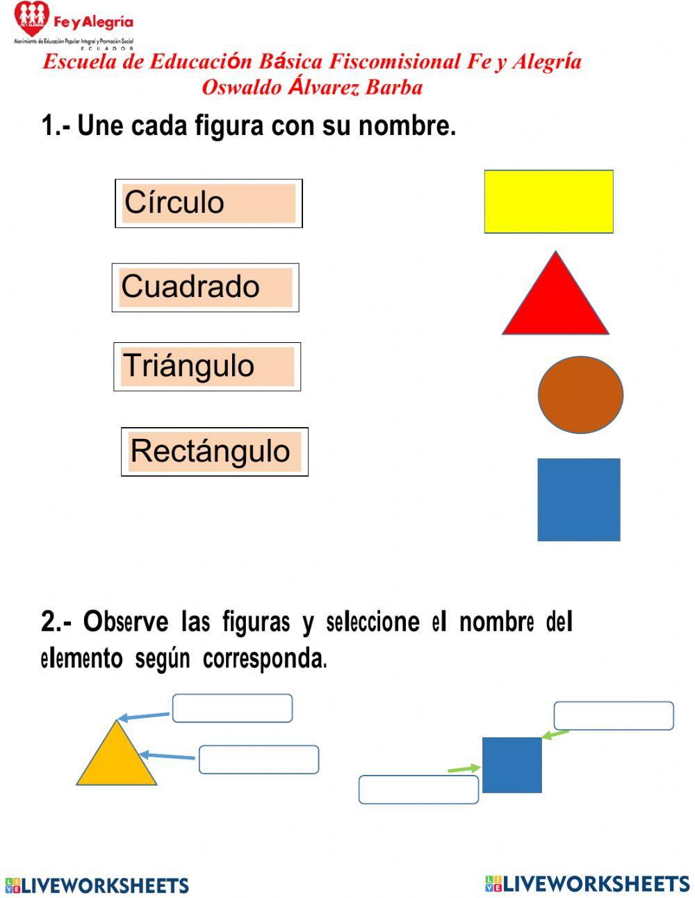 Identificación y características de las figuras geométricas