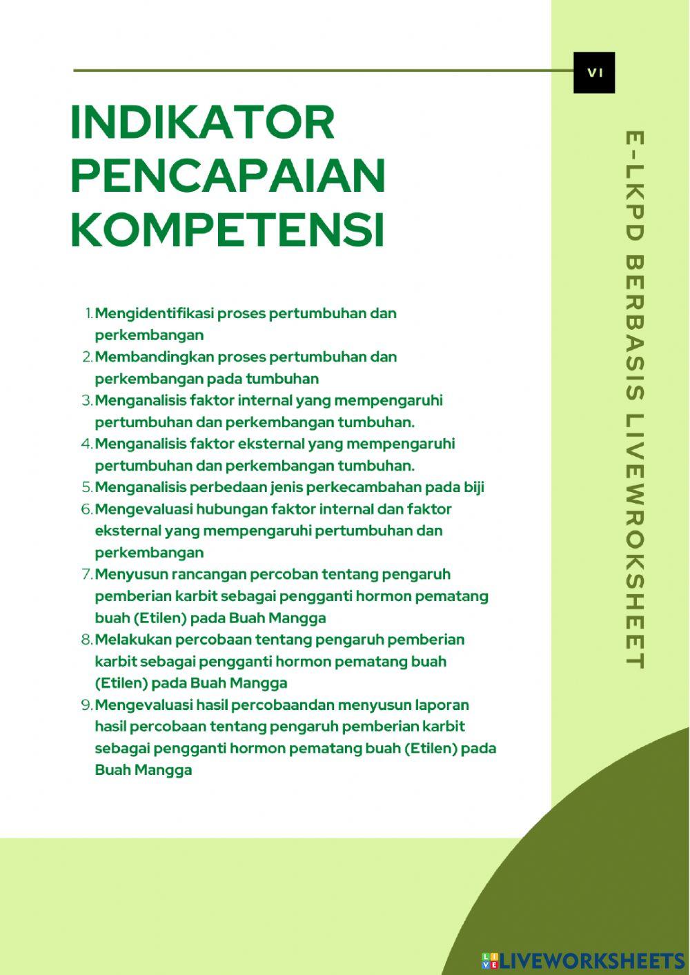 Pertumbuhan dan perkembangan