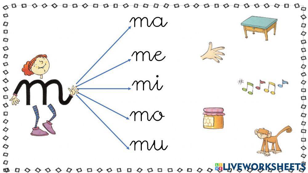 Juego letra M 1