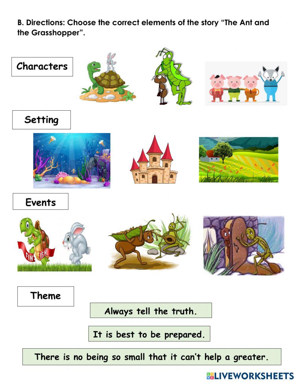 English - Elements of the Story