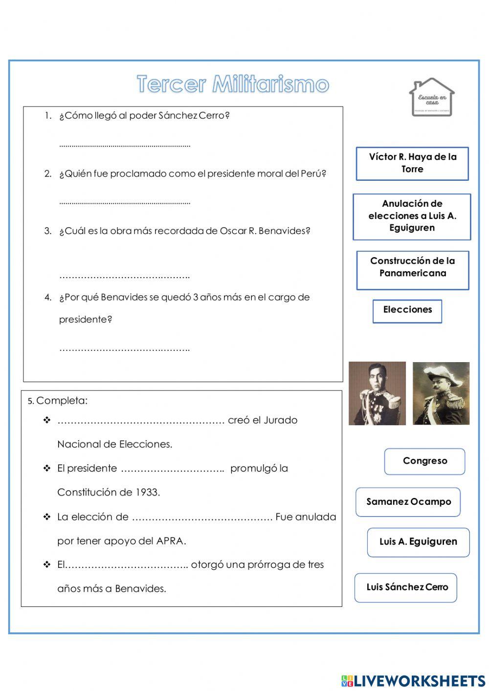 Tercer Militarismo en el Perú