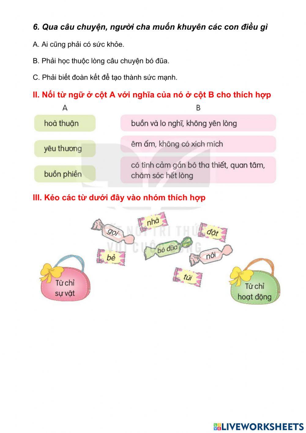 Tiếng Việt tuần 9 sách kết nối