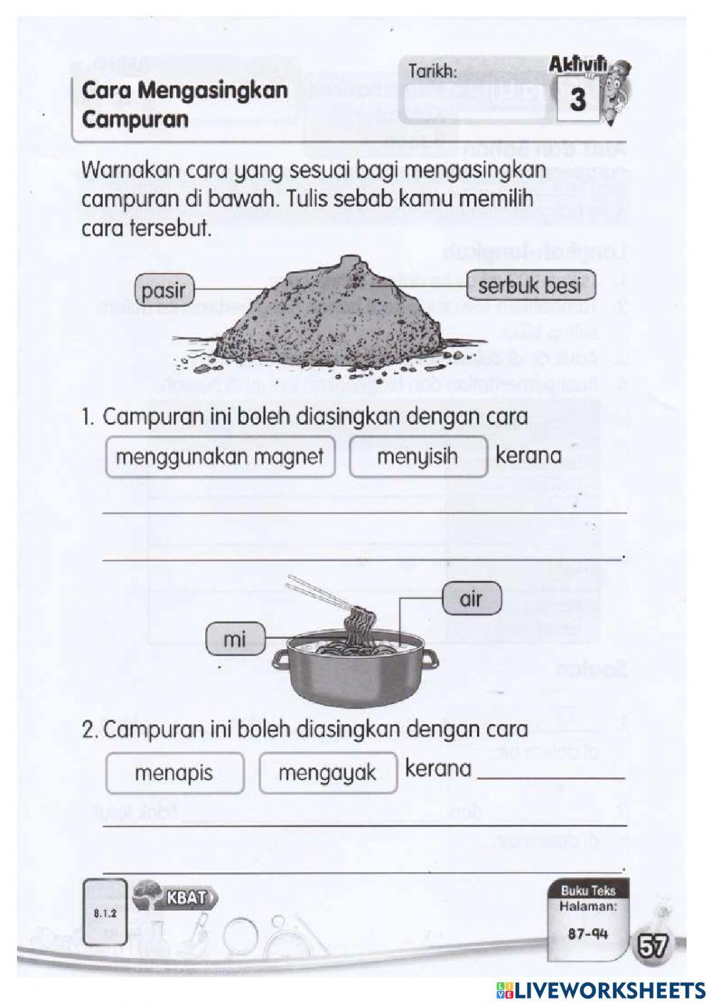 Campuran (TH 2) Aktiviti 3 - MS 57