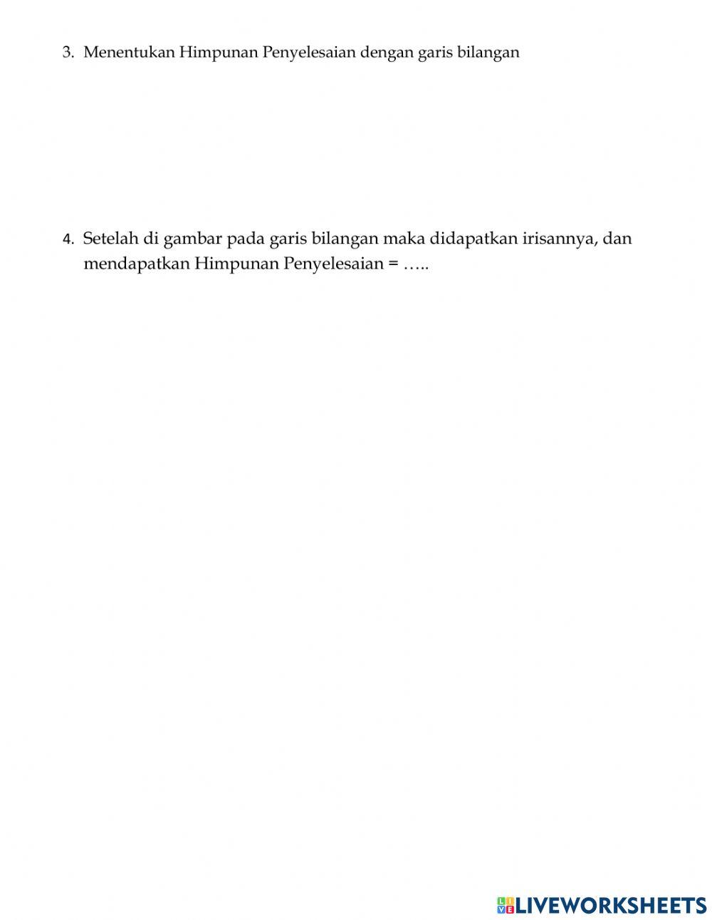 LKPD Pertidaksamaan Logaritma