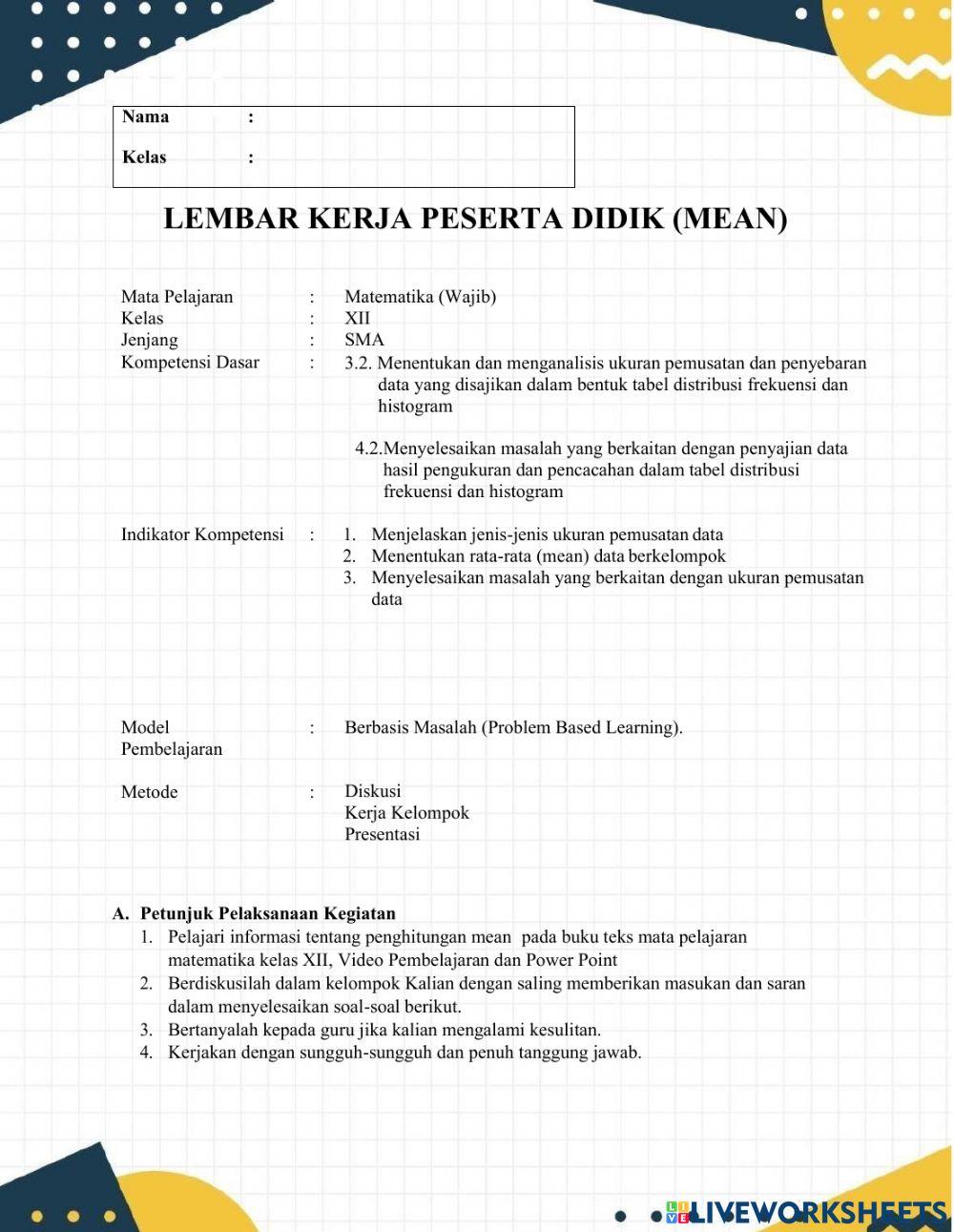 Matematika Wajib  12